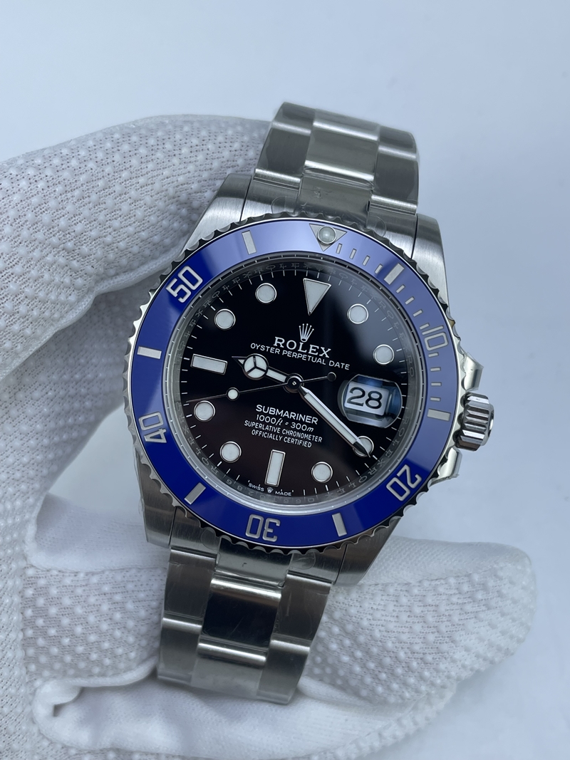 (준비완료/특급배송)NO.2796/VS공장 롤렉스 서브마리너 신형 블루 세라믹 브슬 VS3235