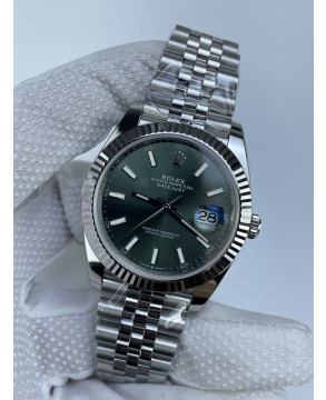 (준비완료/특급배송)NO.2900/롤렉스 데이저스트 41 민트그린 바 인덱스 126334 QP공장